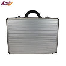 Aluminum Silver Aluminum Silver Attache Case